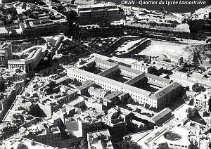 Oran - Lycee Lamoriciere - Vue aerienne du quartier